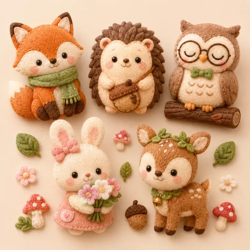 Kawaii Plush 3D Icon Worlds