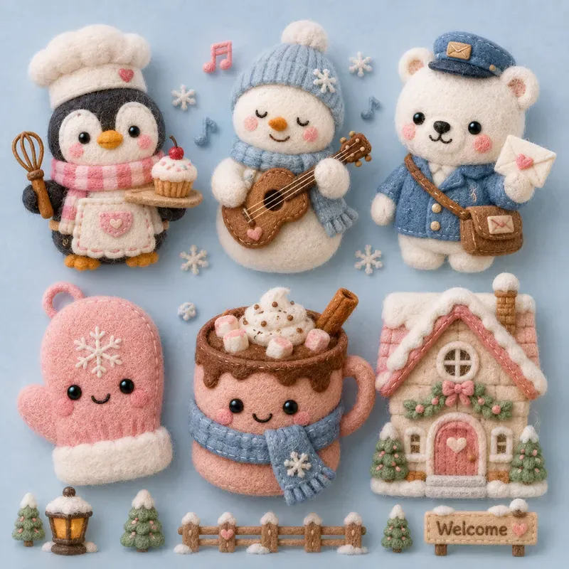 Kawaii Plush 3D Icon Worlds