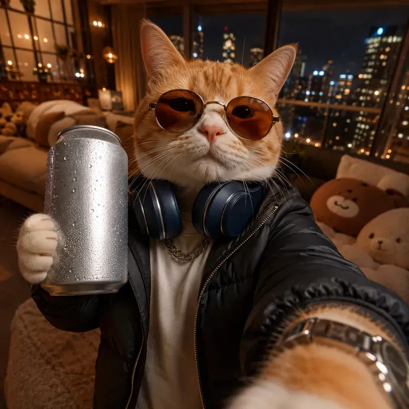 Cool Pet Selfie Vibes