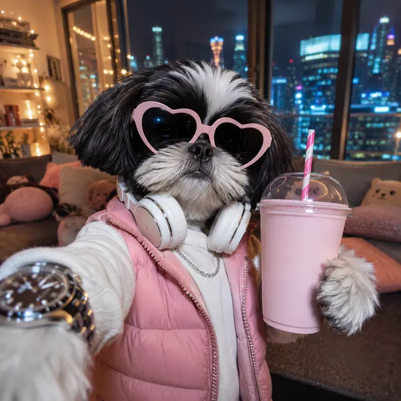 Cool Pet Selfie Vibes