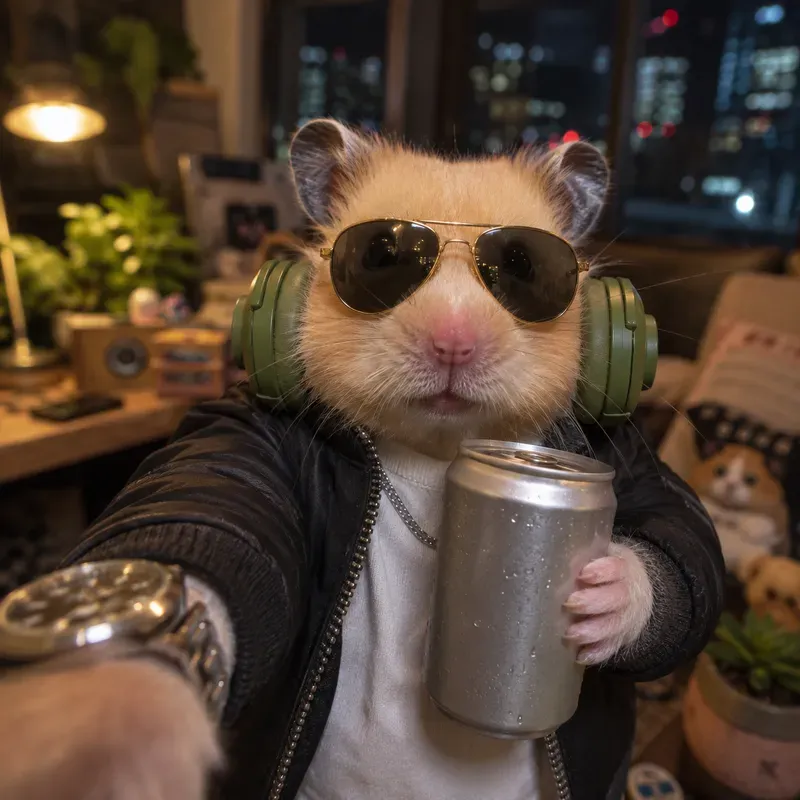 Cool Pet Selfie Vibes