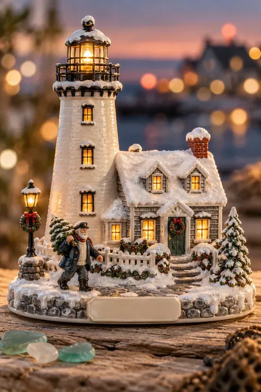 Porcelain Christmas Village Replicas