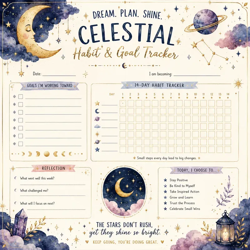 Whimsical Printable Planner Kits