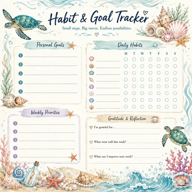Whimsical Printable Planner Kits