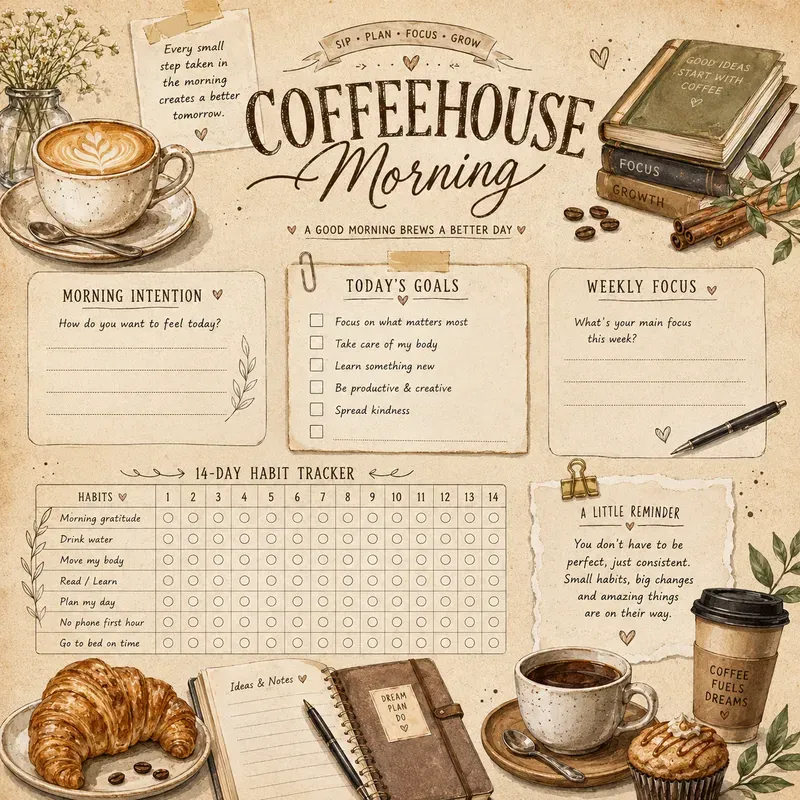 Whimsical Printable Planner Kits