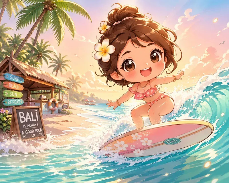 Kawaii Travel Experience Scenes