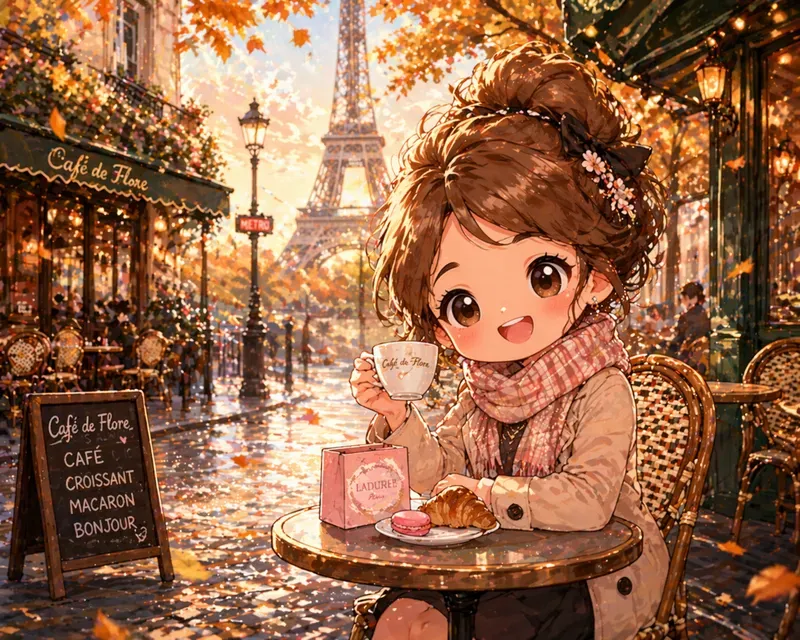 Kawaii Travel Experience Scenes