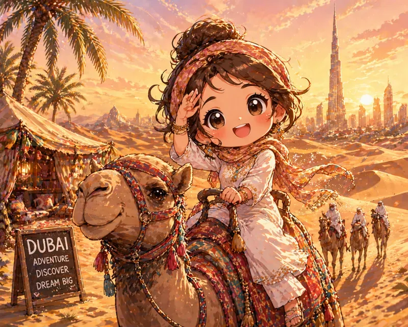 Kawaii Travel Experience Scenes