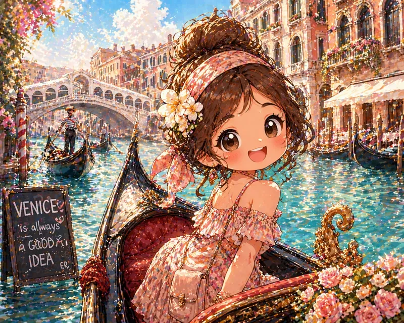 Kawaii Travel Experience Scenes
