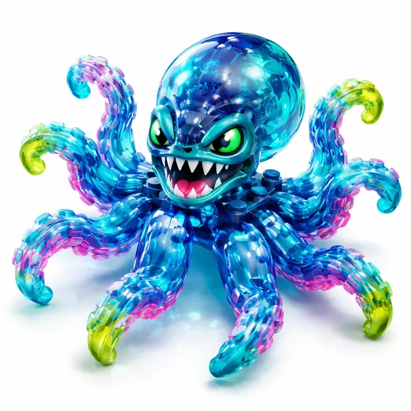 Aqua Bricks Ocean Beast Lego Series