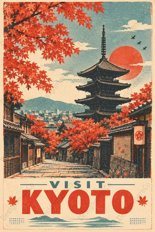 Retro Riso Travel Poster Generator