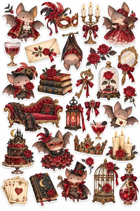 Whimsical Sticker Sheet Set Creator
