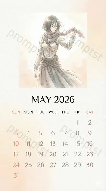 Viral 2026 Anime Calendars