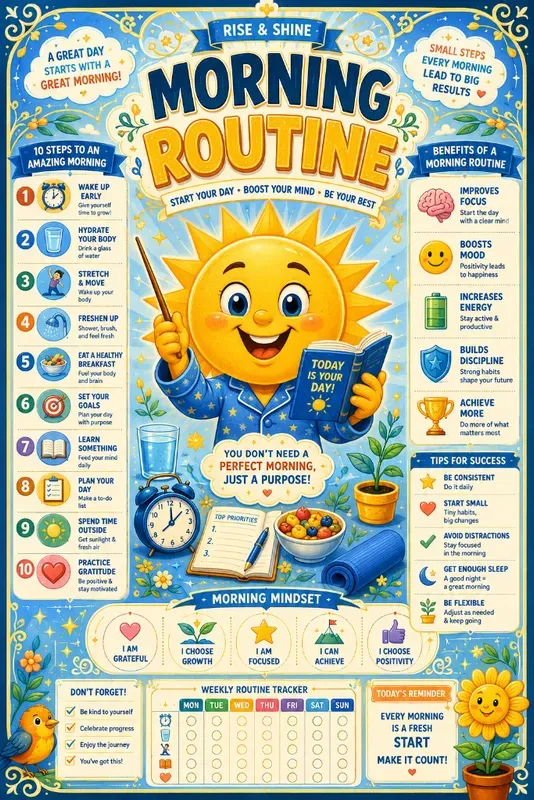 Cartoon Educational Infographic Posters