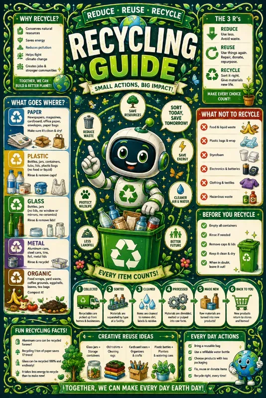 Cartoon Educational Infographic Posters