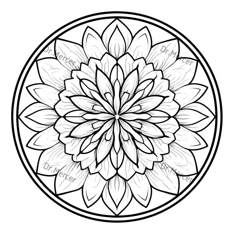 Mandala Coloring Book Pages