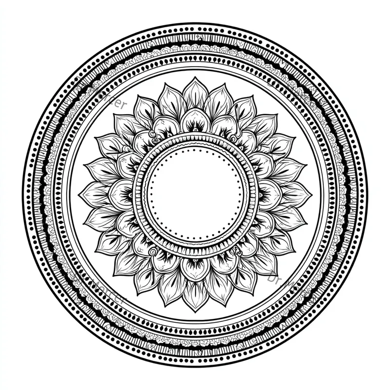 Mandala Coloring Book Pages