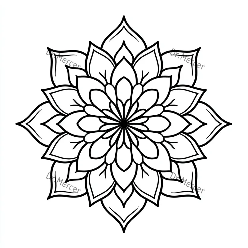 Mandala Coloring Book Pages