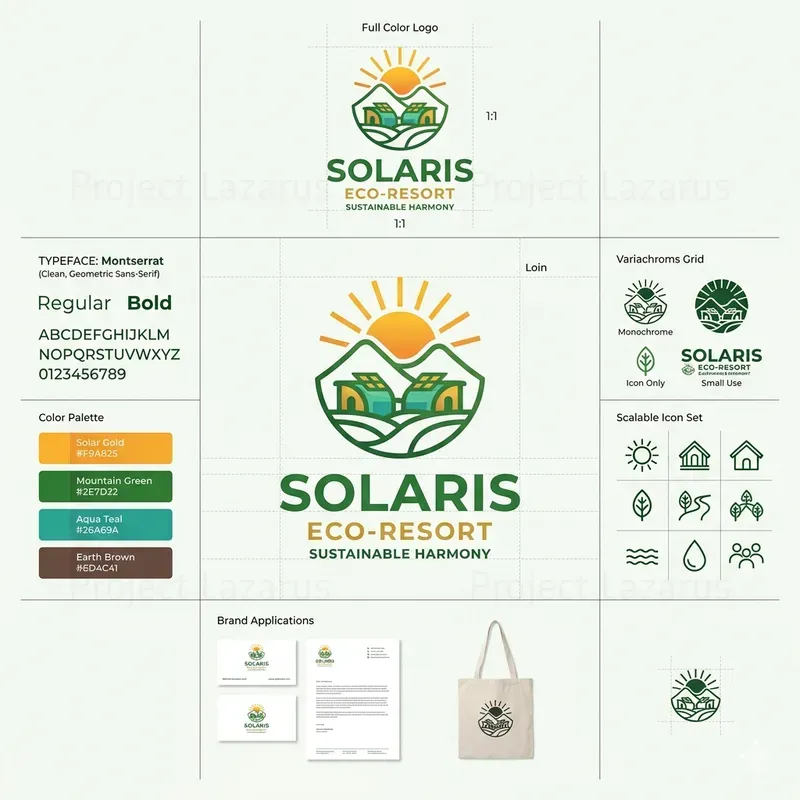 Eco Resort Logos And Branding Systems