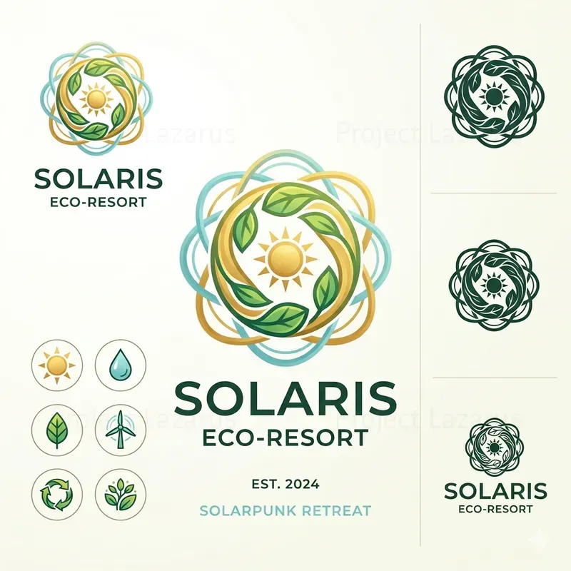 Eco Resort Logos And Branding Systems