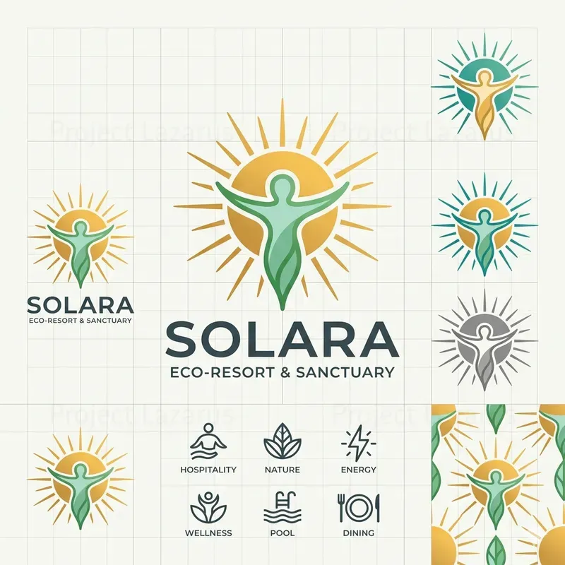 Eco Resort Logos And Branding Systems