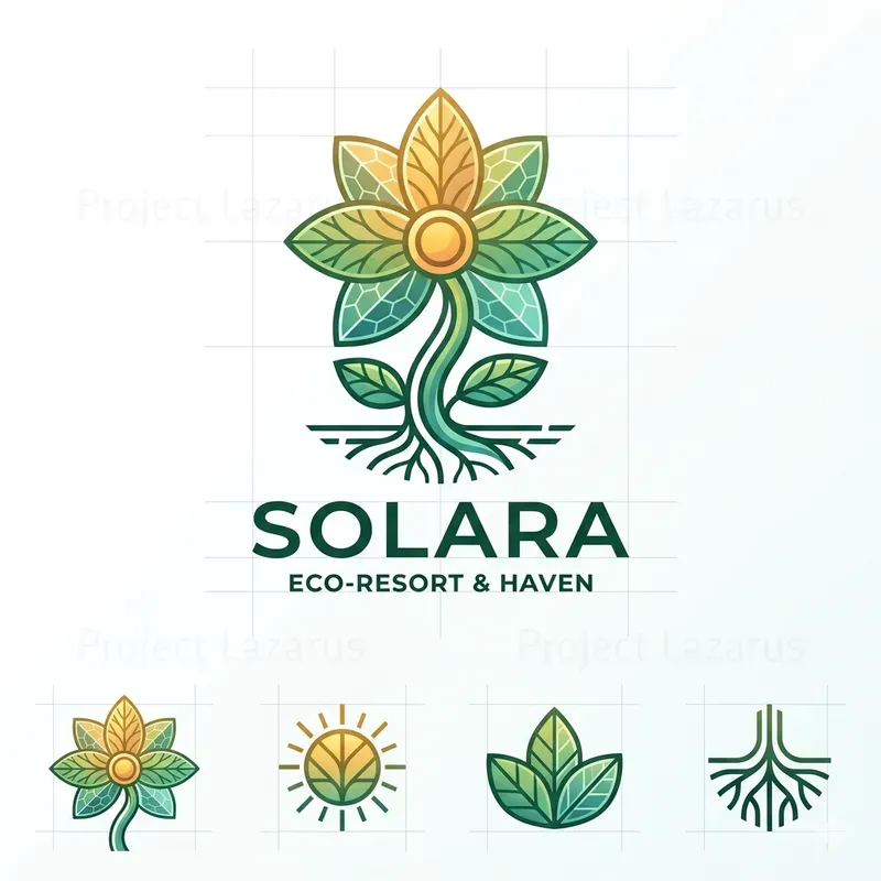 Eco Resort Logos And Branding Systems