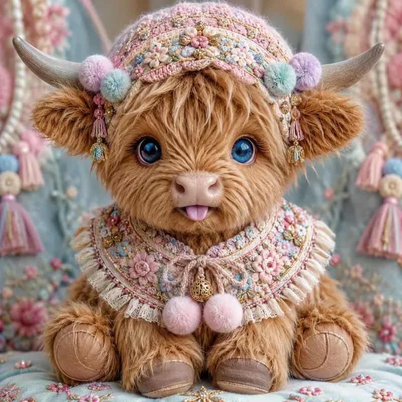 Whimsical Plush Character Portraits