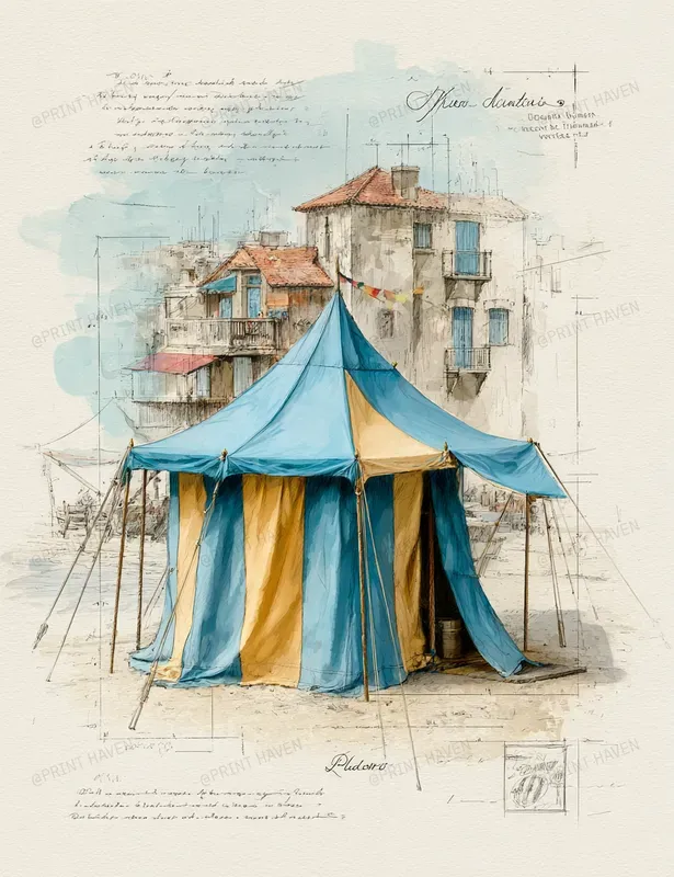 Seaside Watercolor Sketches