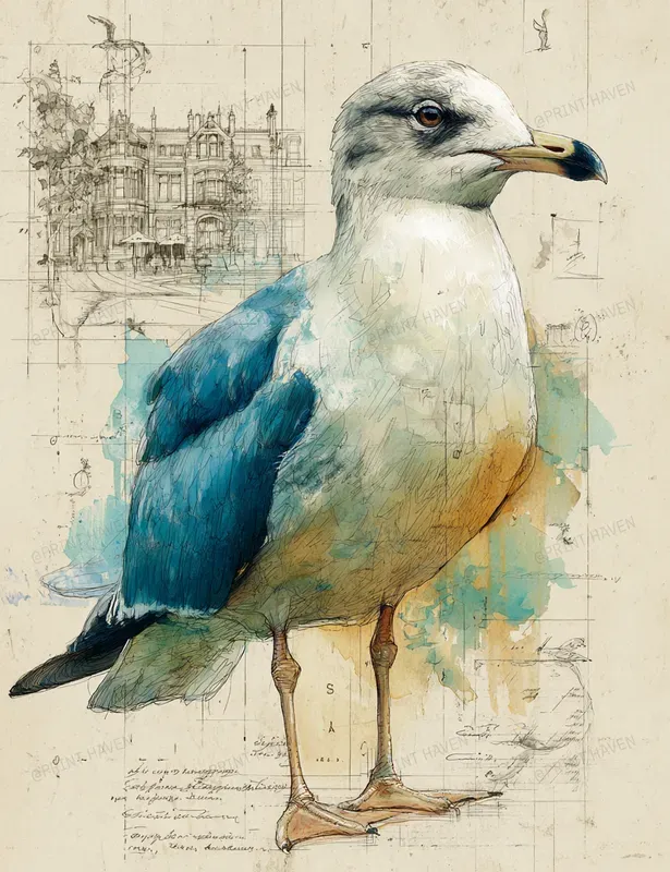 Seaside Watercolor Sketches