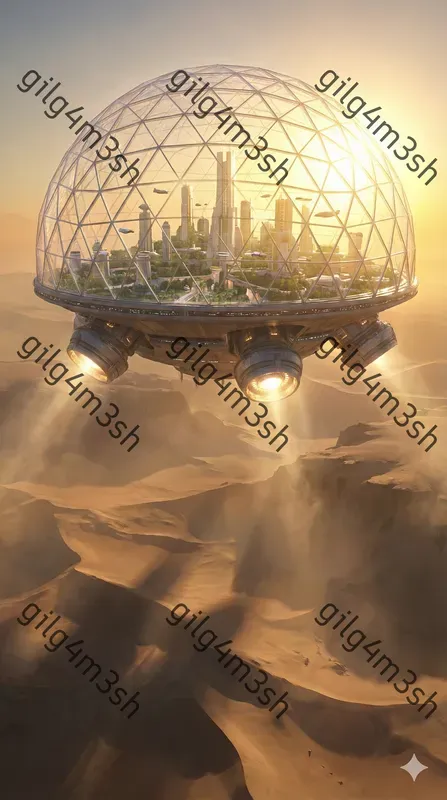 Floating Dome Cities