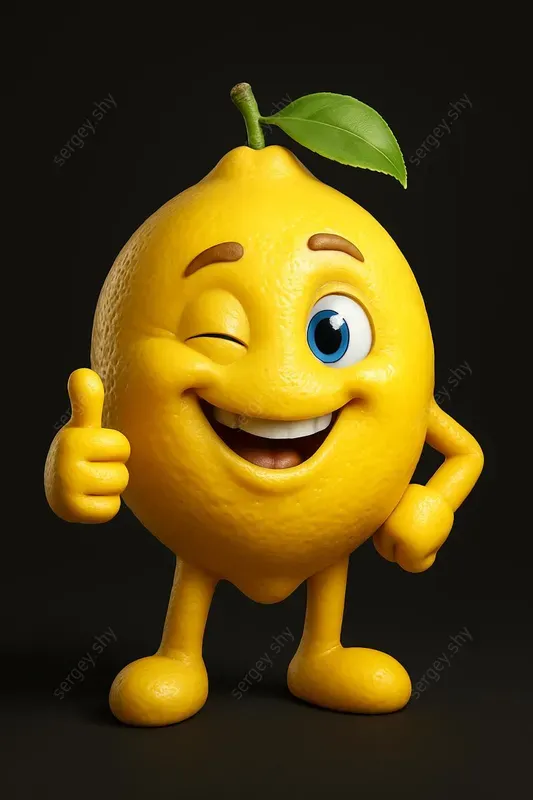 3D Lemon Characters