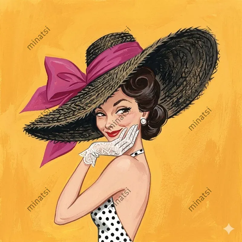 Midcentury Chic Fashion Illustrations