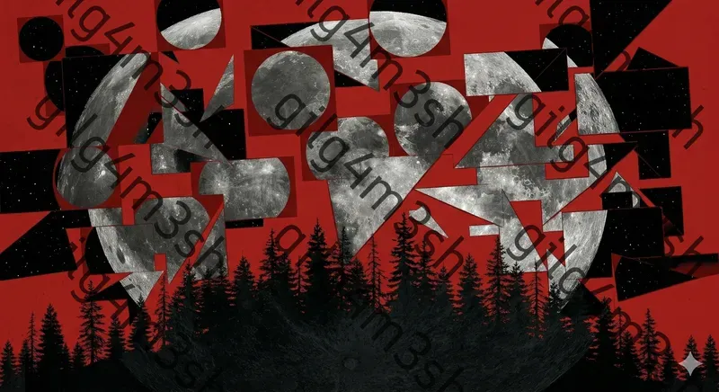 Surreal Glitch Sky Landscapes