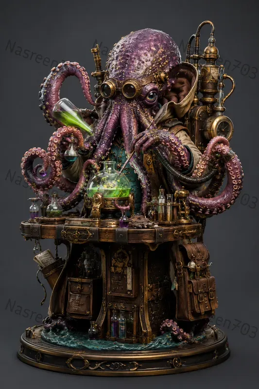 Sculpted Fantasy Characters