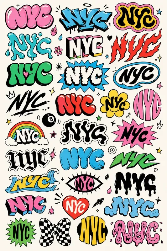 Many Lettering Style In Sheets
