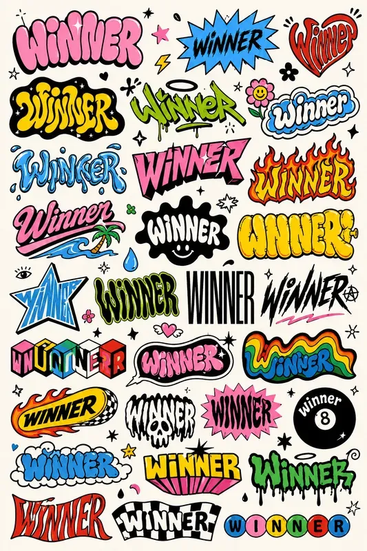 Many Lettering Style In Sheets