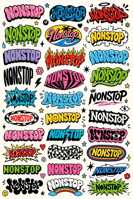 Many Lettering Style In Sheets