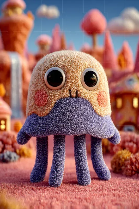 Surreal Stylized 3D Creatures