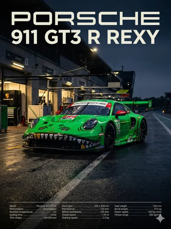 Premium Automotive Spec Posters