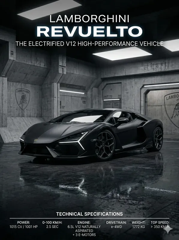 Premium Automotive Spec Posters