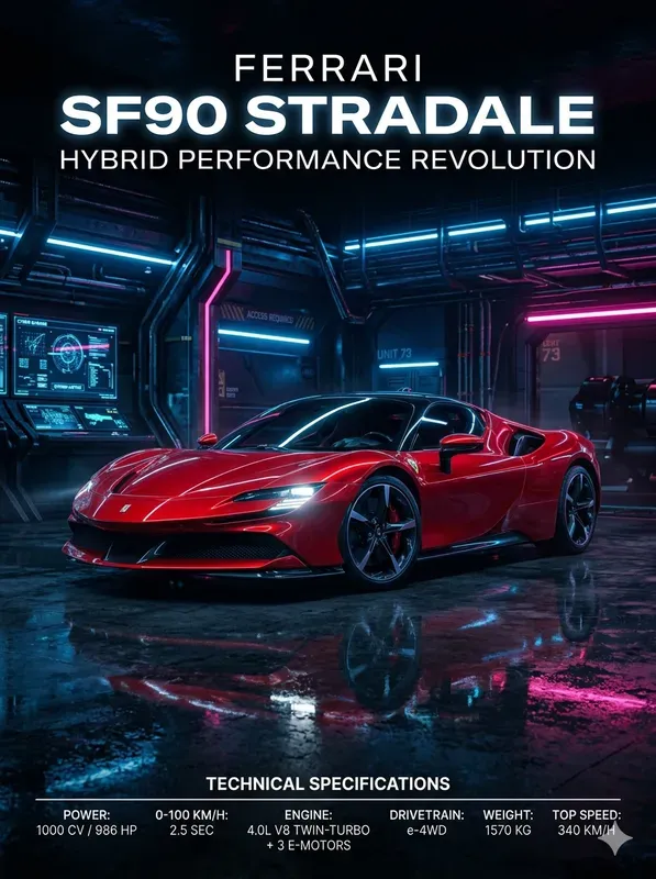 Premium Automotive Spec Posters