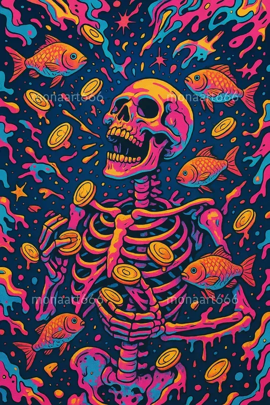 Neon Psychedelic Pop Chaos