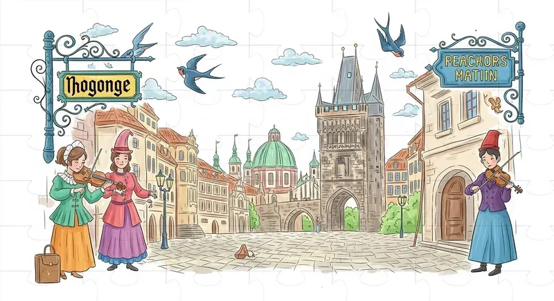 Whimsical Handdrawn City Illustrations