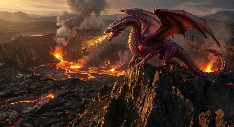 Hyperrealistic Naga Dragons