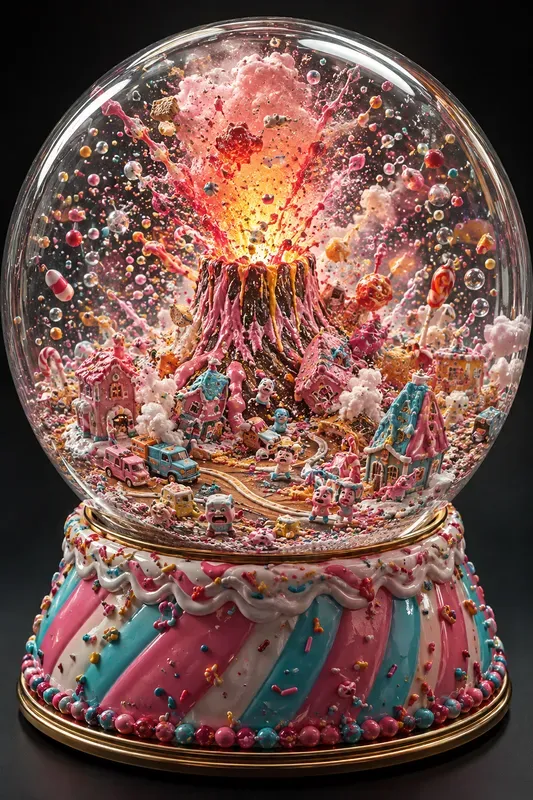 Miniature Disaster Snow Globes