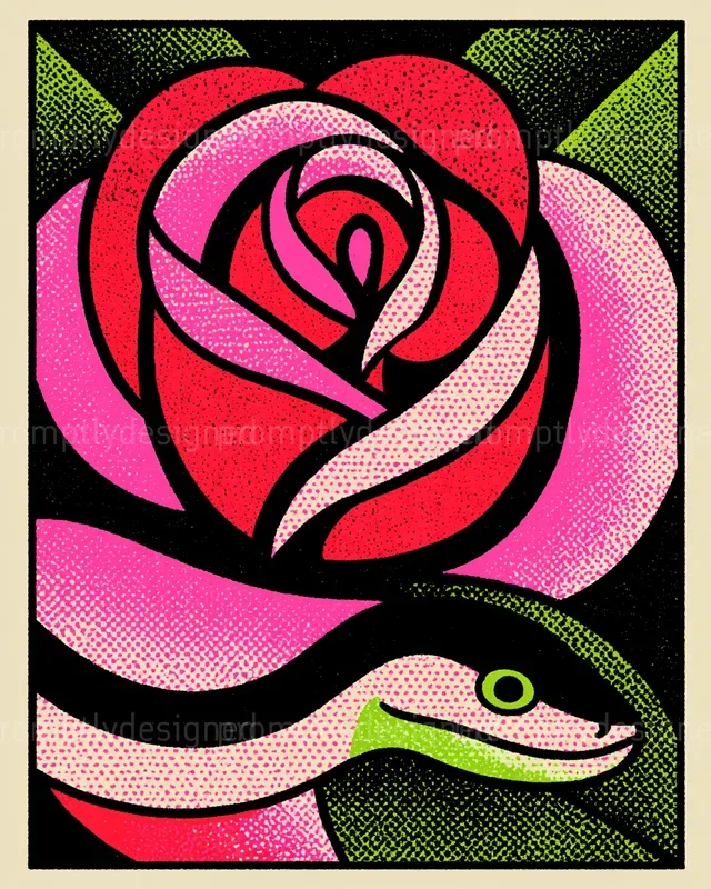 Bold Riso Pop Posters