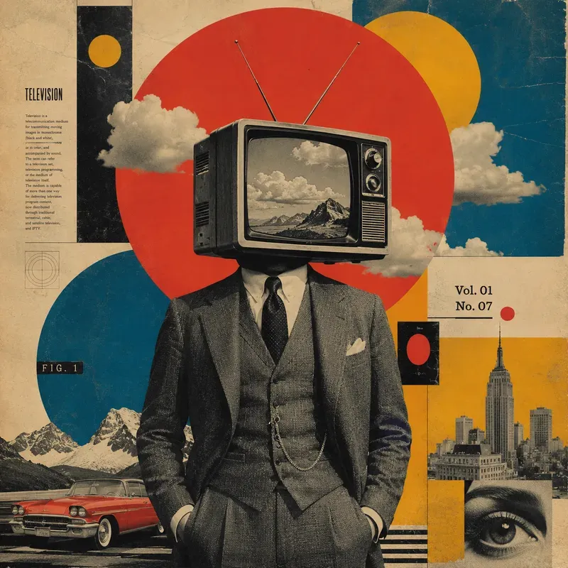 Retro Surreal Collage Generator
