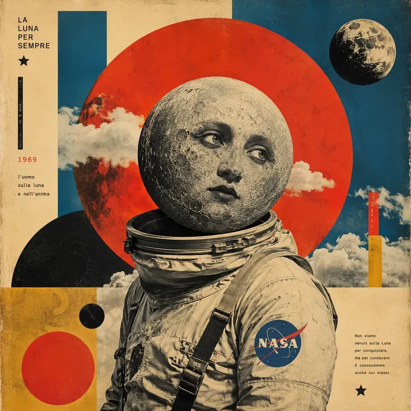 Retro Surreal Collage Generator