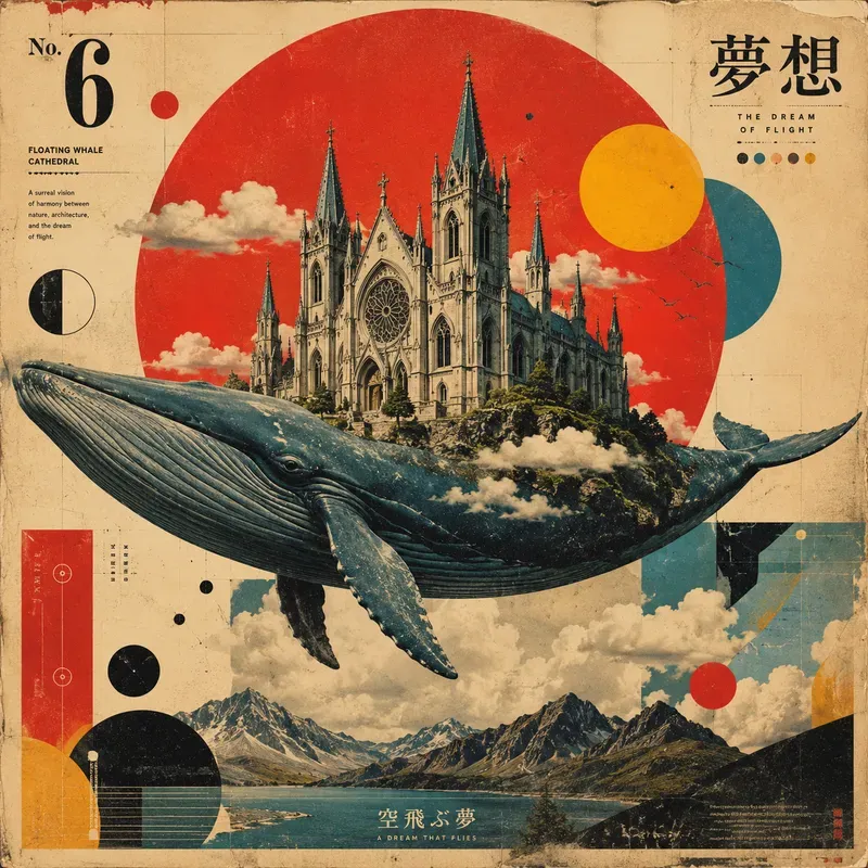 Retro Surreal Collage Generator