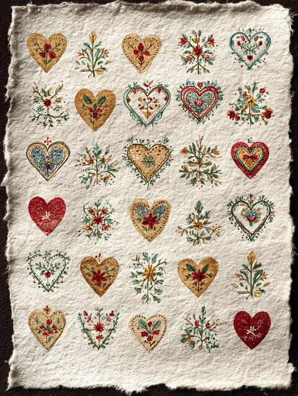 Nordic Folk Christmas Junk Journals